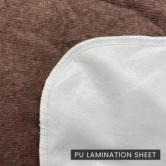 Terry Cotton Protector Brown Color Fitted Style