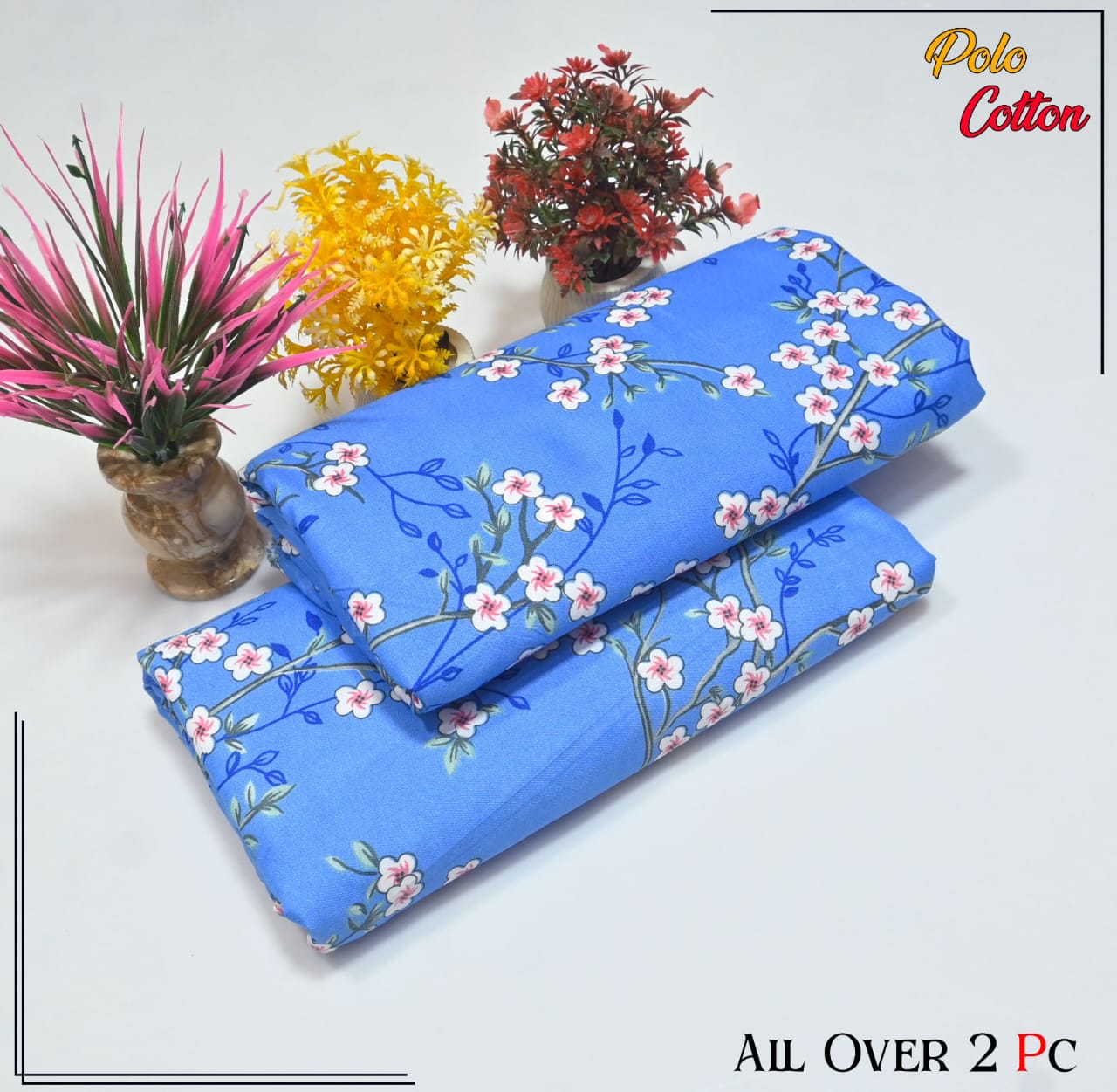 2pc Micro Polo Cotton Unsititched suit -97