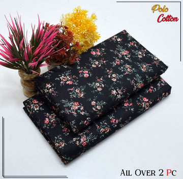 2pc Micro Polo Cotton Unsititched suit -95