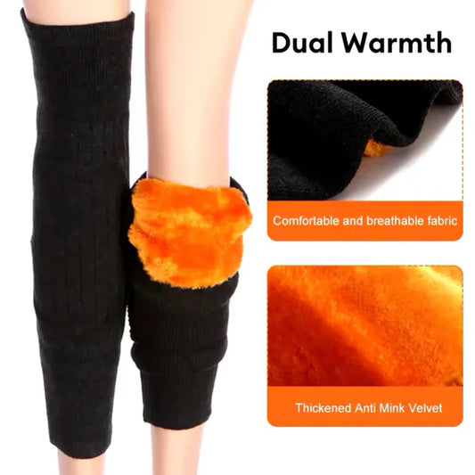 Knee Warmer Woolen Blend Thermal Leg Warmers  For Men & Women