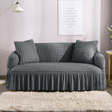 BUBBLE SOFA COVER - Dark grey