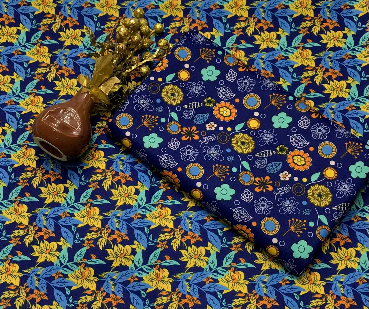 2pc Micro Polo Cotton Unsititched suit -04