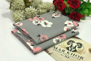 2pc Micro Polo Cotton Unsititched suit -87