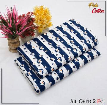 2pc Micro Polo Cotton Unsititched suit -99
