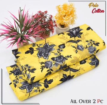2pc Polo Cotton Unsititched suit -193