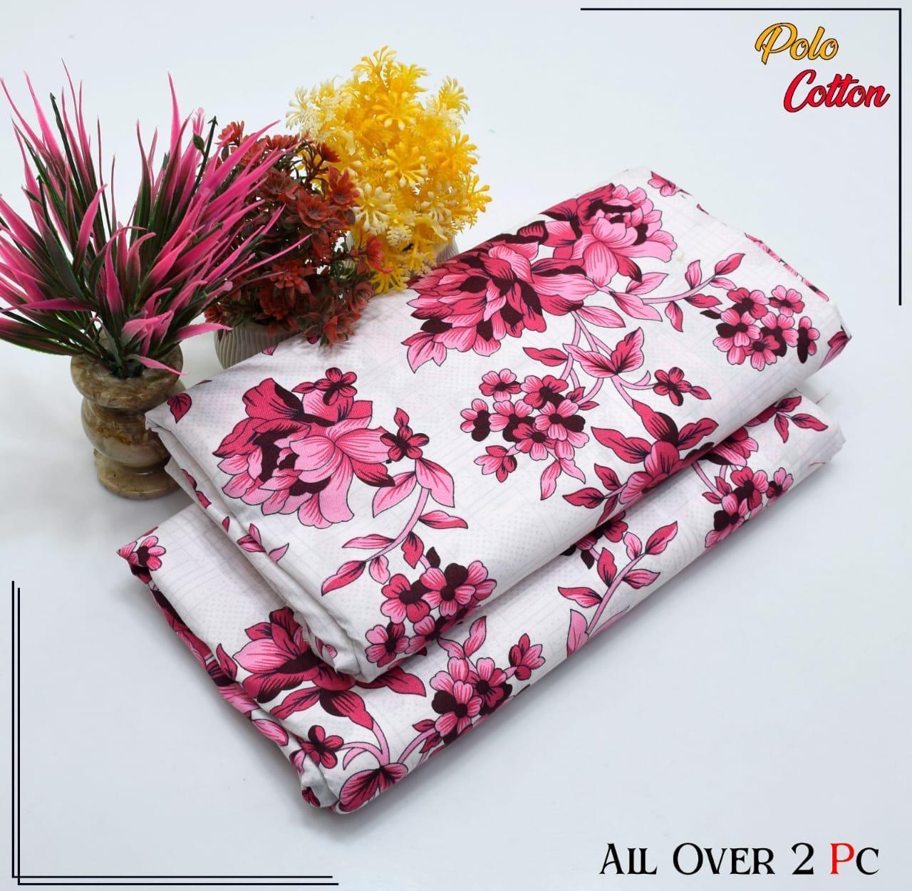 2pc Polo Cotton Unsititched suit -190