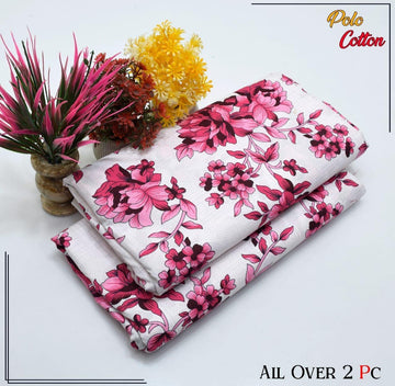 2pc Polo Cotton Unsititched suit -190