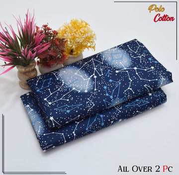 2pc Polo Cotton Unsititched suit -184