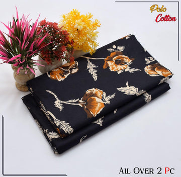 2pc Polo Cotton Unsititched suit -181
