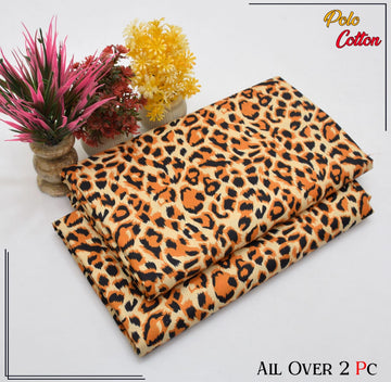 2pc Polo Cotton Unsititched suit -235
