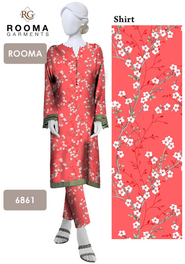 2pc Polo Cotton Unsititched suit -249