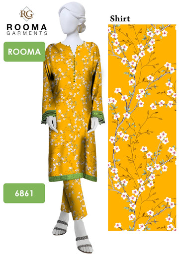 2pc Polo Cotton Unsititched suit -248