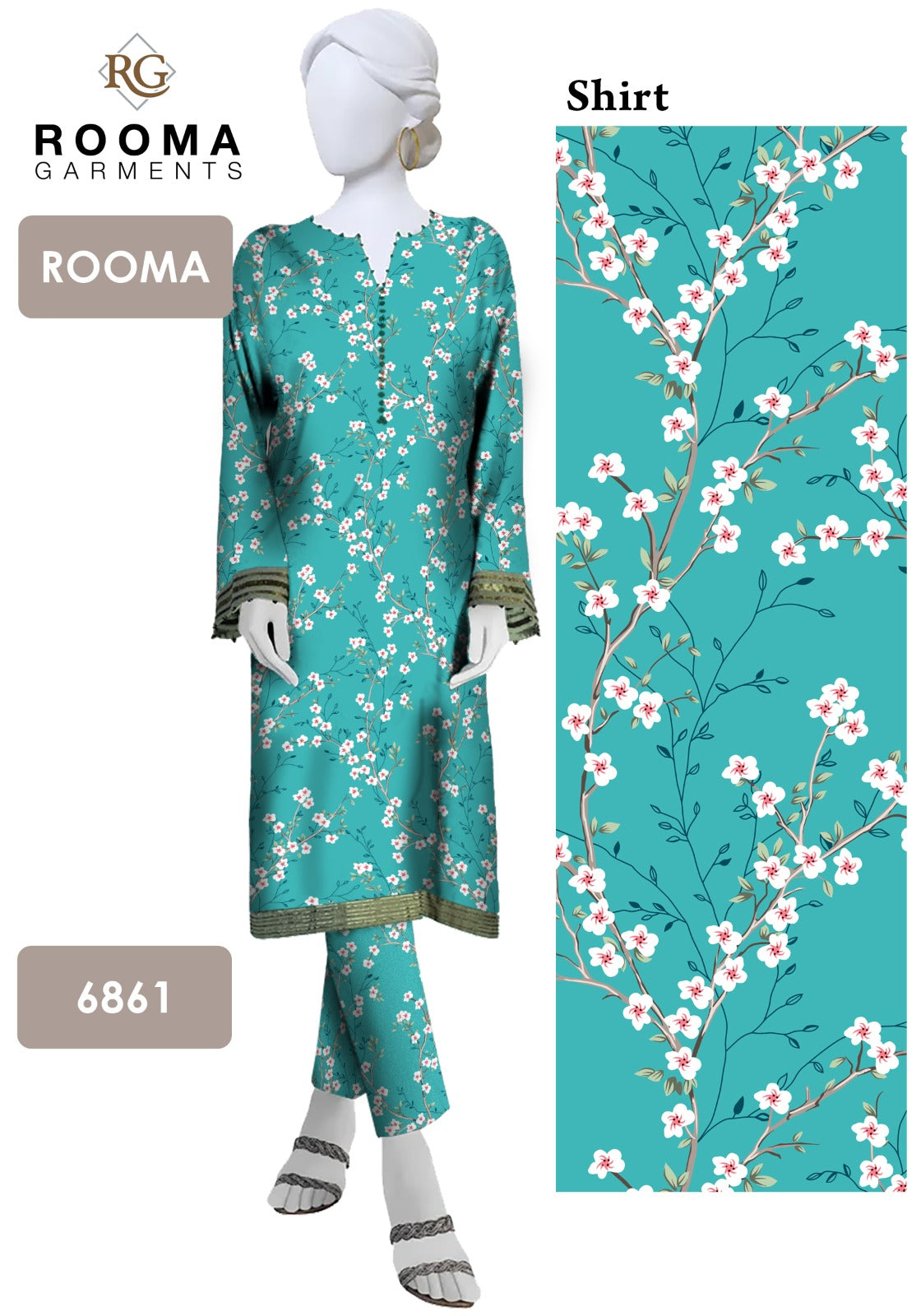 2pc Polo Cotton Unsititched suit -247