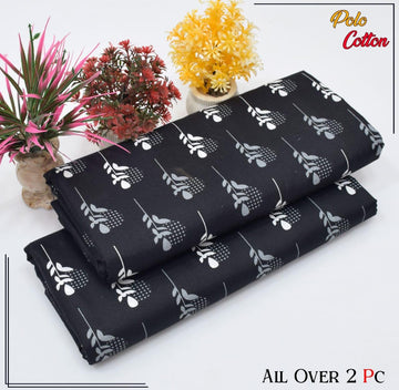 2pc Polo Cotton Unsititched suit -305