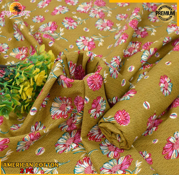 2pc Polo Cotton Unsititched suit -303