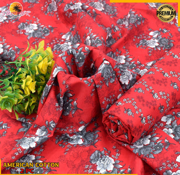 2pc Polo Cotton Unsititched suit -284