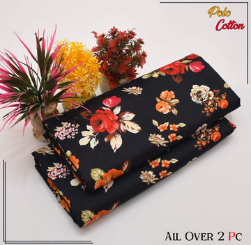2pc Polo Cotton Unsititched suit -280