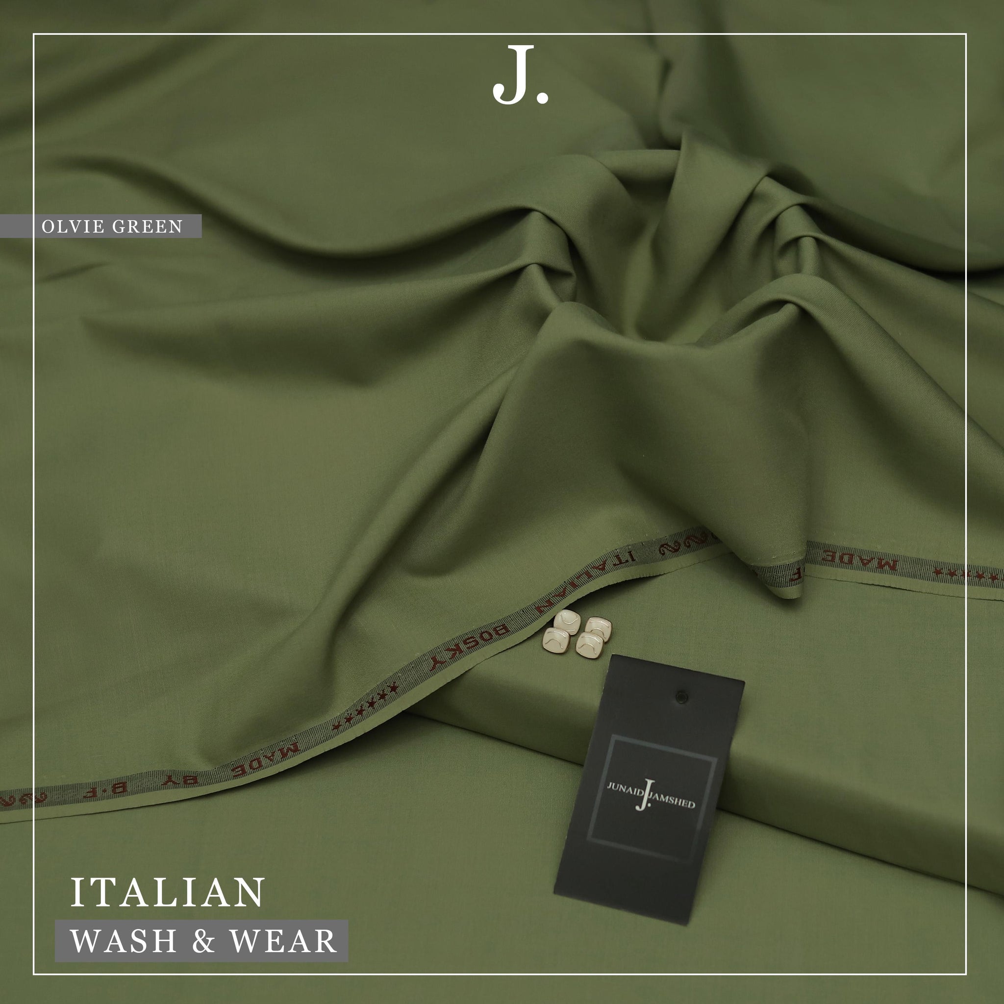 ITALIAN BOSKI - FOUR SEASON-OLIVE GREEN