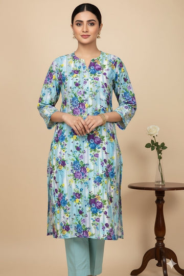 2pc Polo Cotton Unsititched suit -381