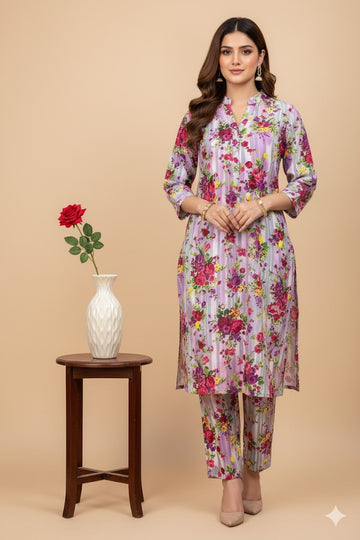 2pc Polo Cotton Unsititched suit -380
