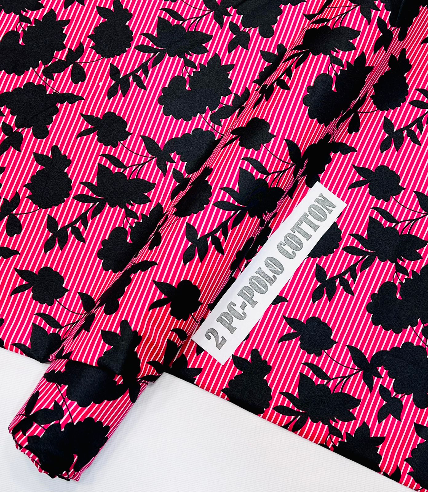 2pc Polo Cotton Unsititched suit -459