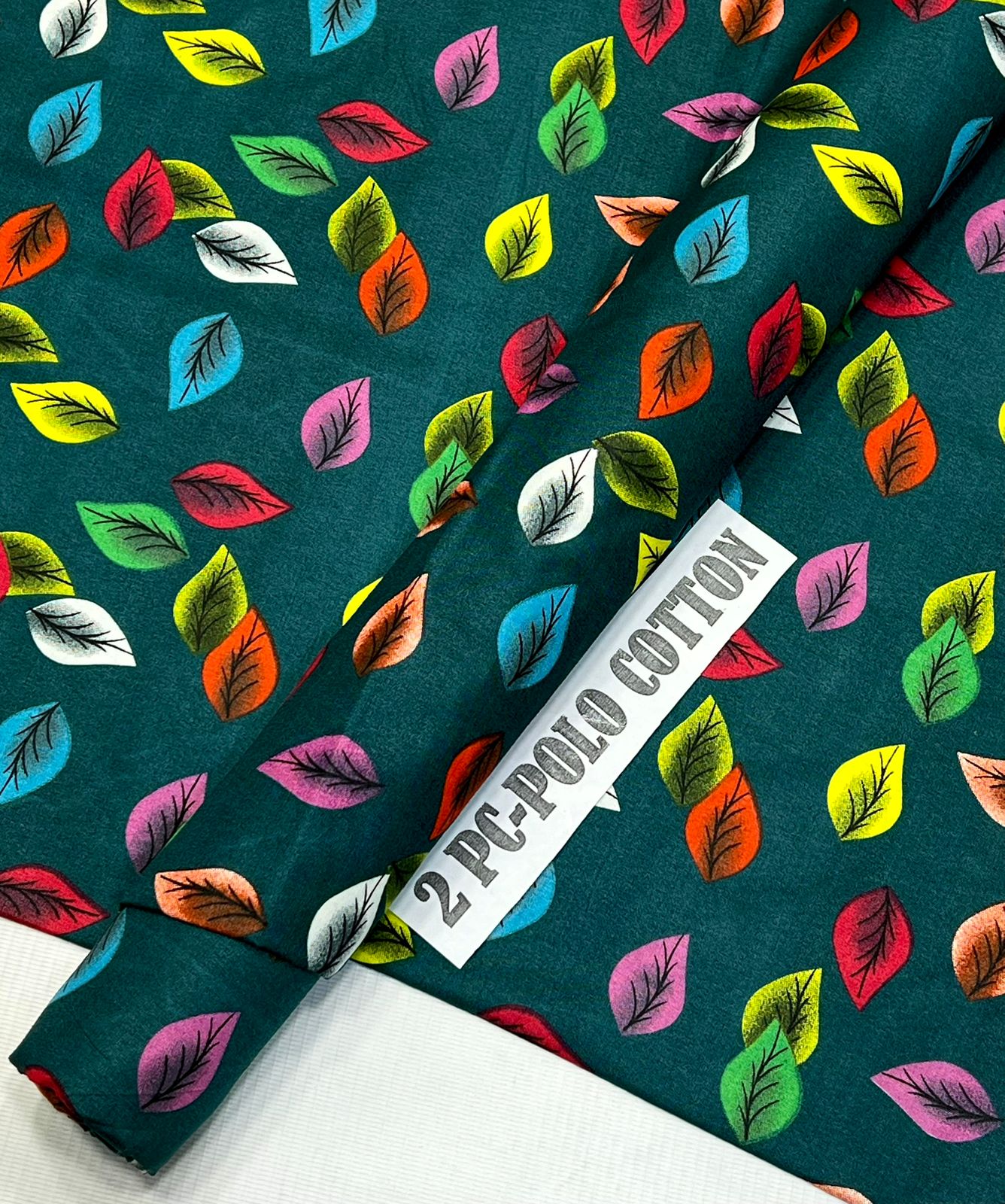 2pc Polo Cotton Unsititched suit -494