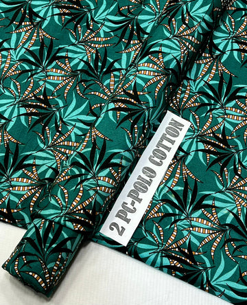 2pc Polo Cotton Unsititched suit -528