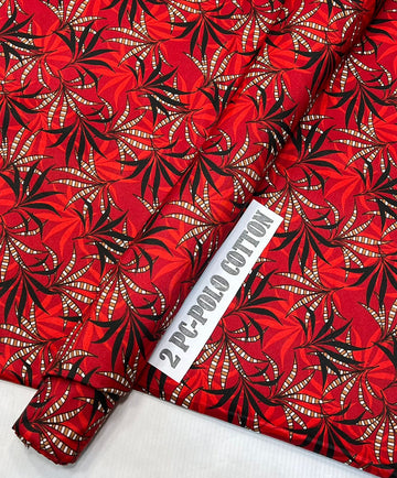 2pc Polo Cotton Unsititched suit -531