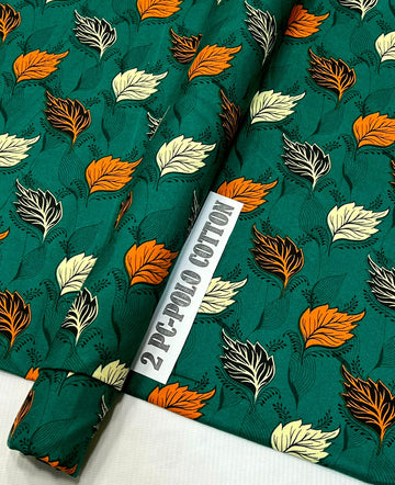 2pc Polo Cotton Unsititched suit -537