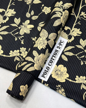 2pc Polo Cotton Unsititched suit -551