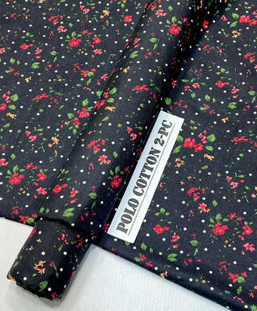 2pc Polo Cotton Unsititched suit -545