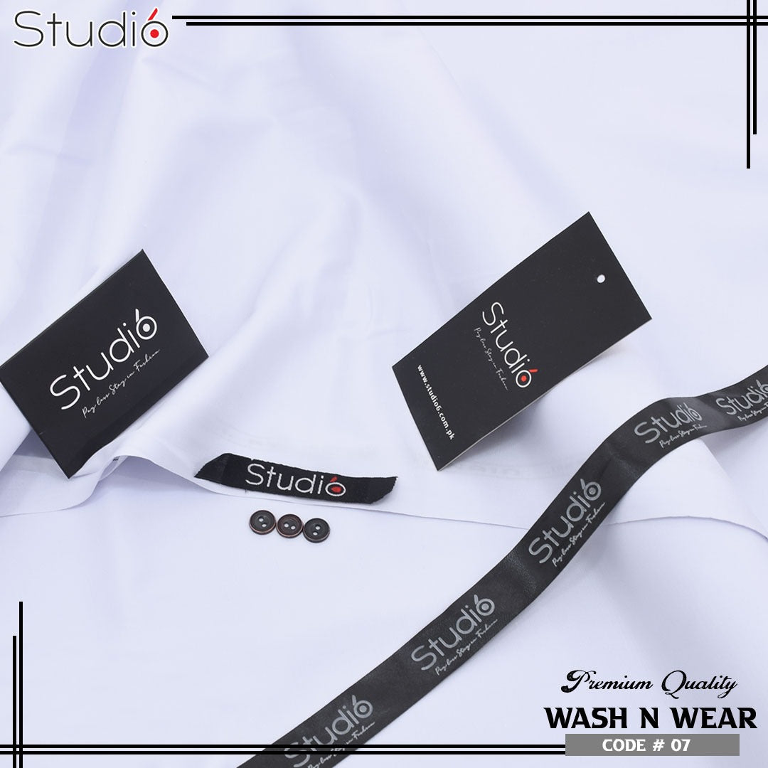 STUDIO6 Wash And Wear- White