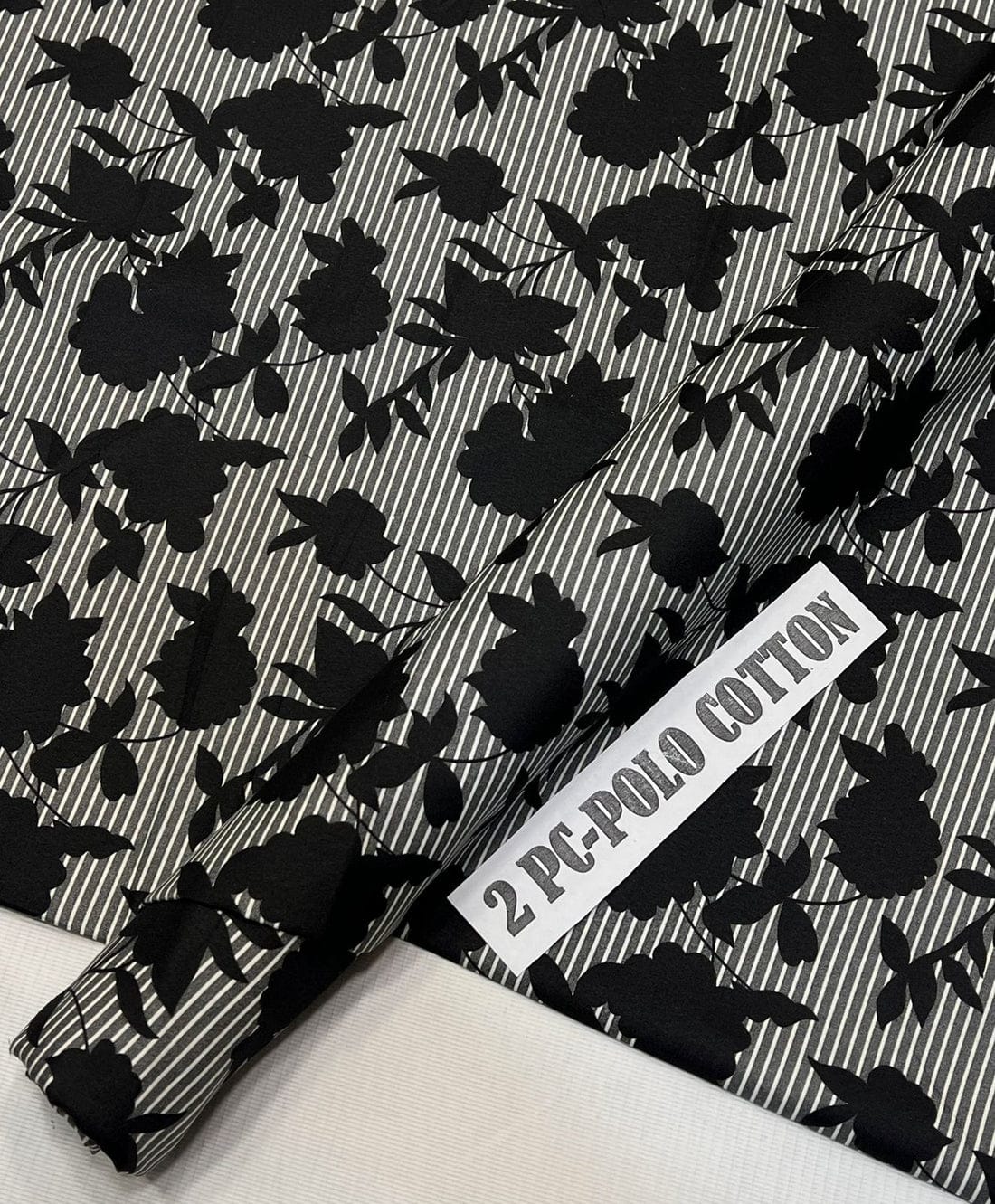 2pc Polo Cotton Unsititched suit -557