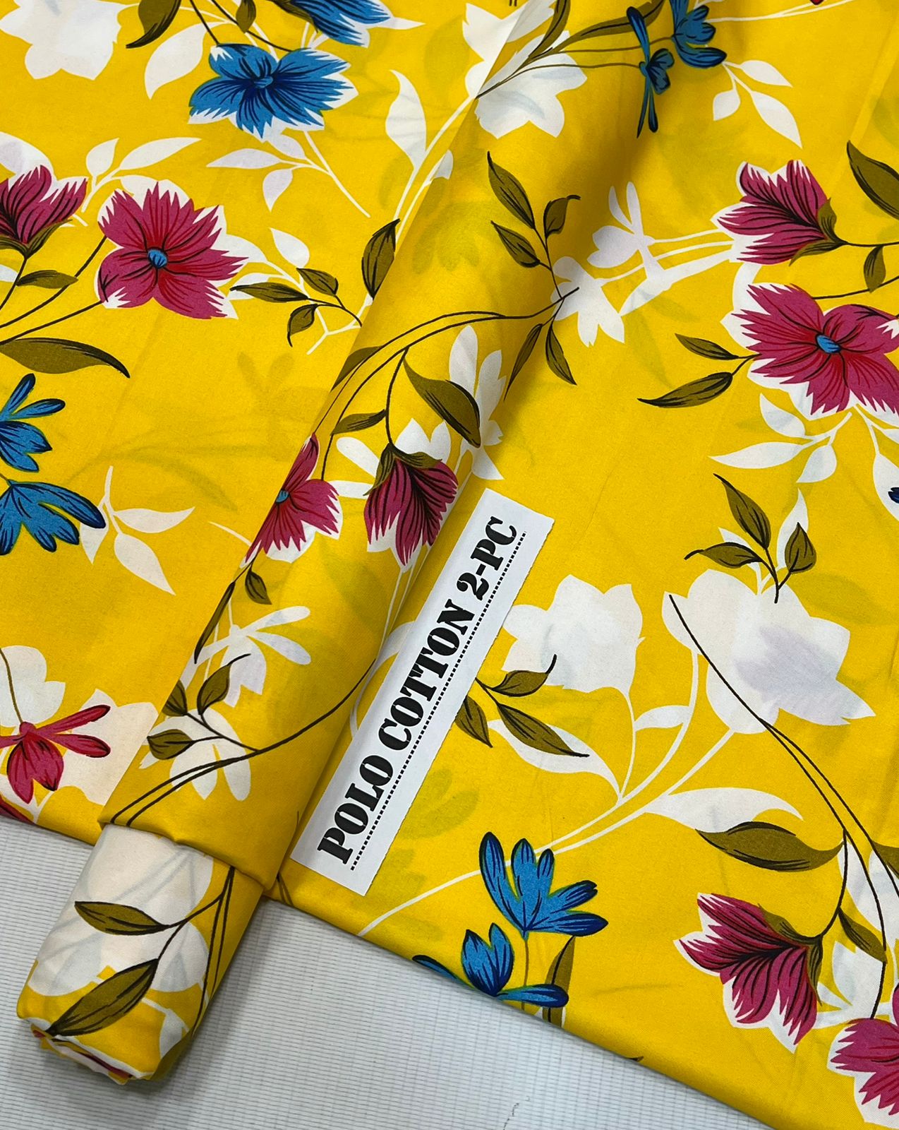 2pc Polo Cotton Unsititched suit -568